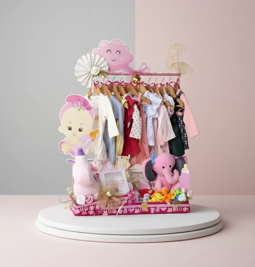 Baby Shower Wardrobe Hamper