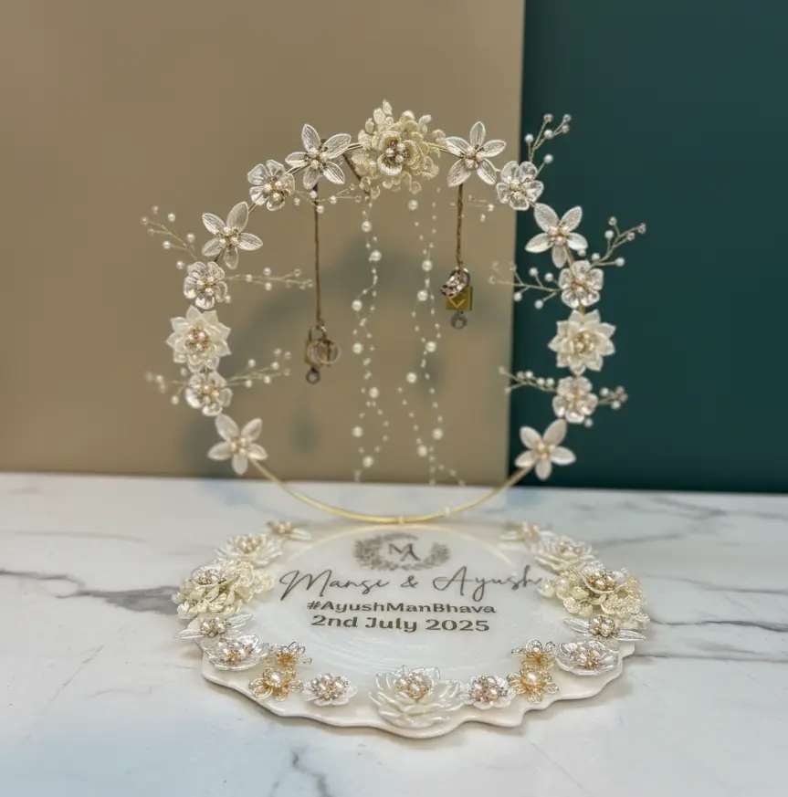 Lock and Key Theme Ring Platter