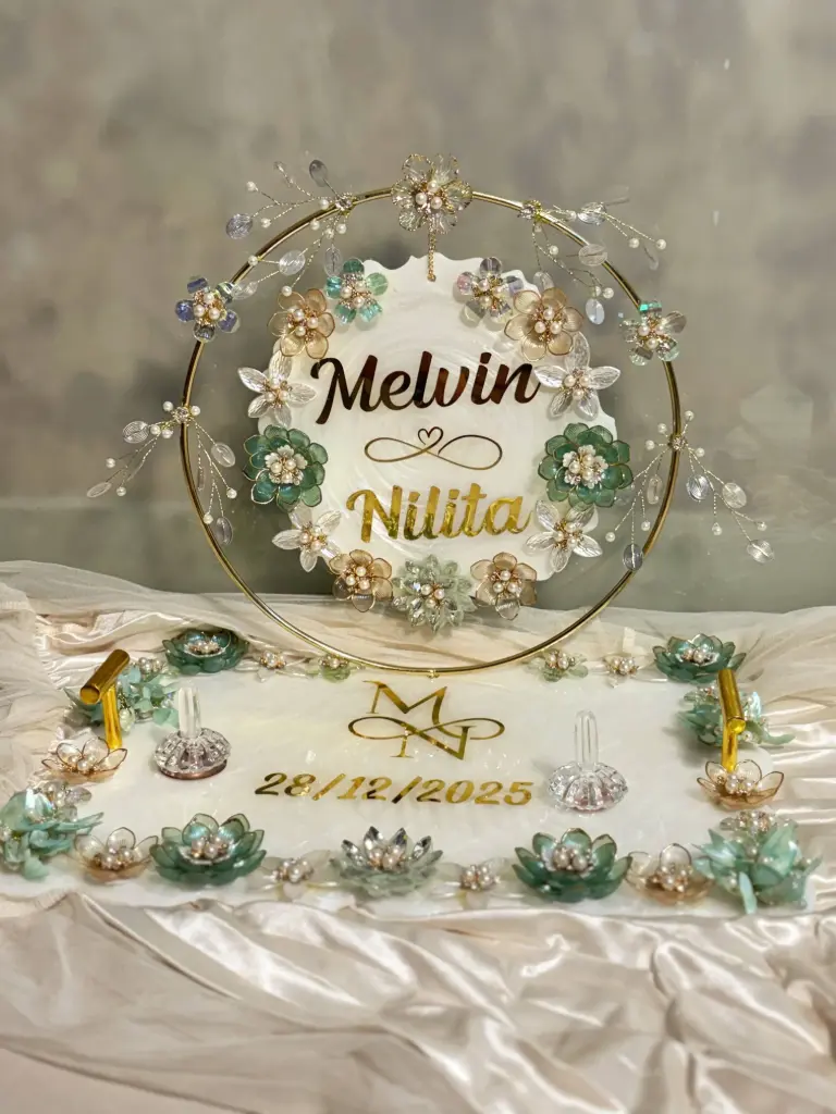 Heavy Decor Ring Platters (Ring Stand, Green)