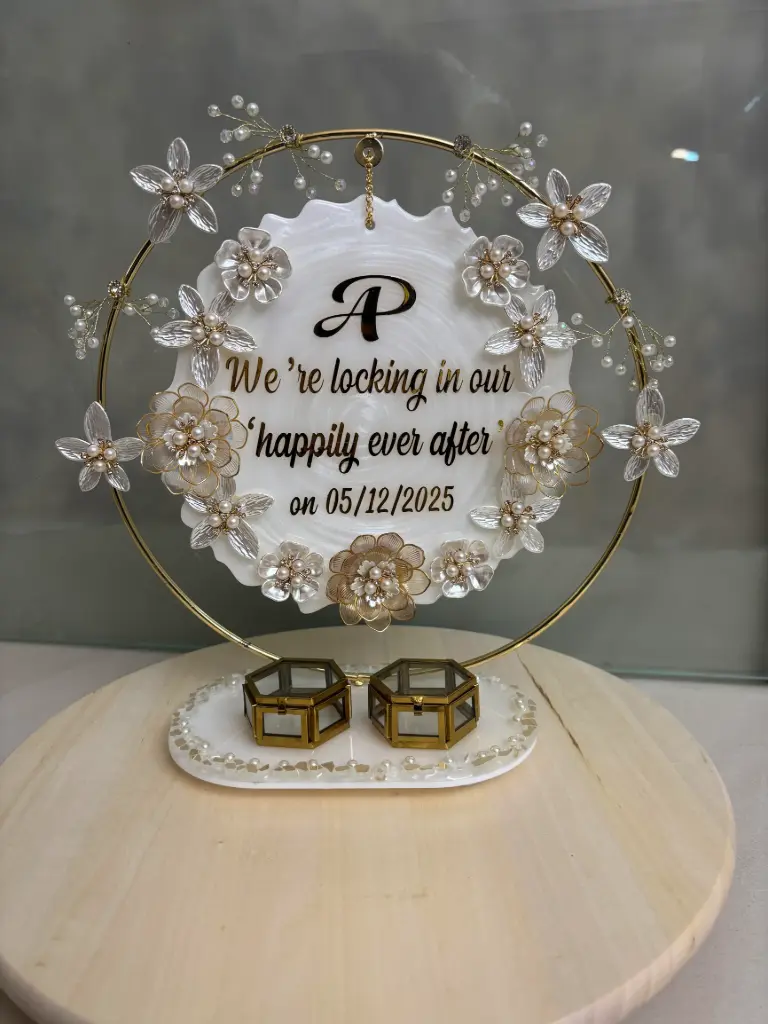 Elegant Bliss Ring Platter