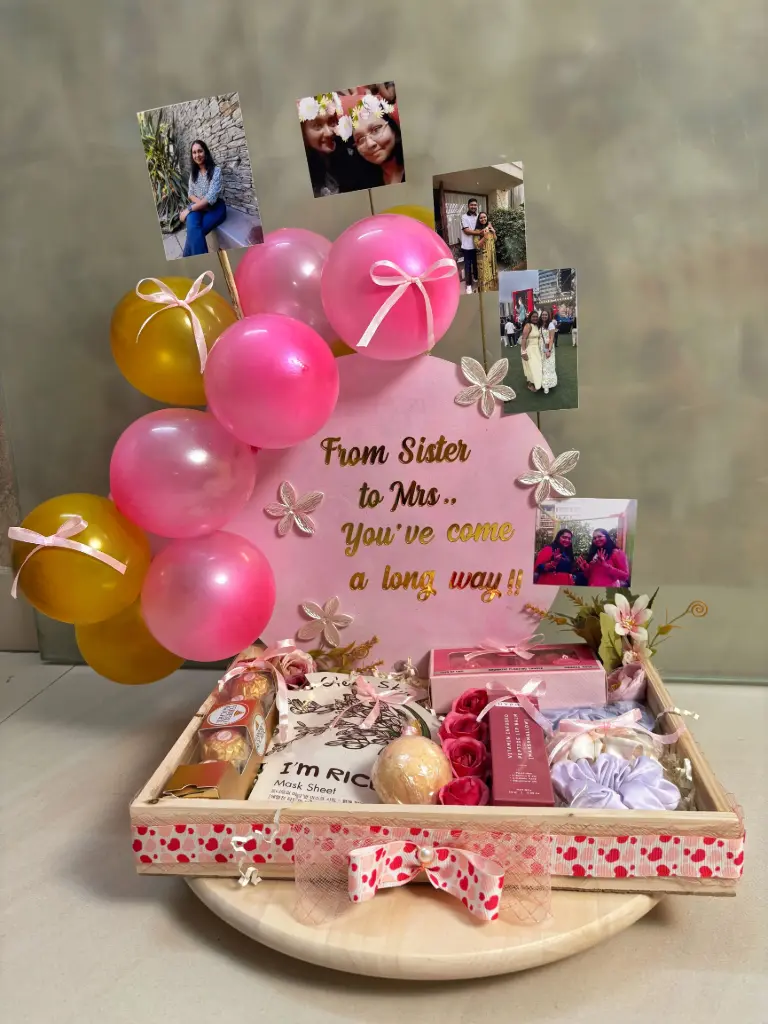 The Bridal Countdown Hamper (bath bomb, lip Gloss)