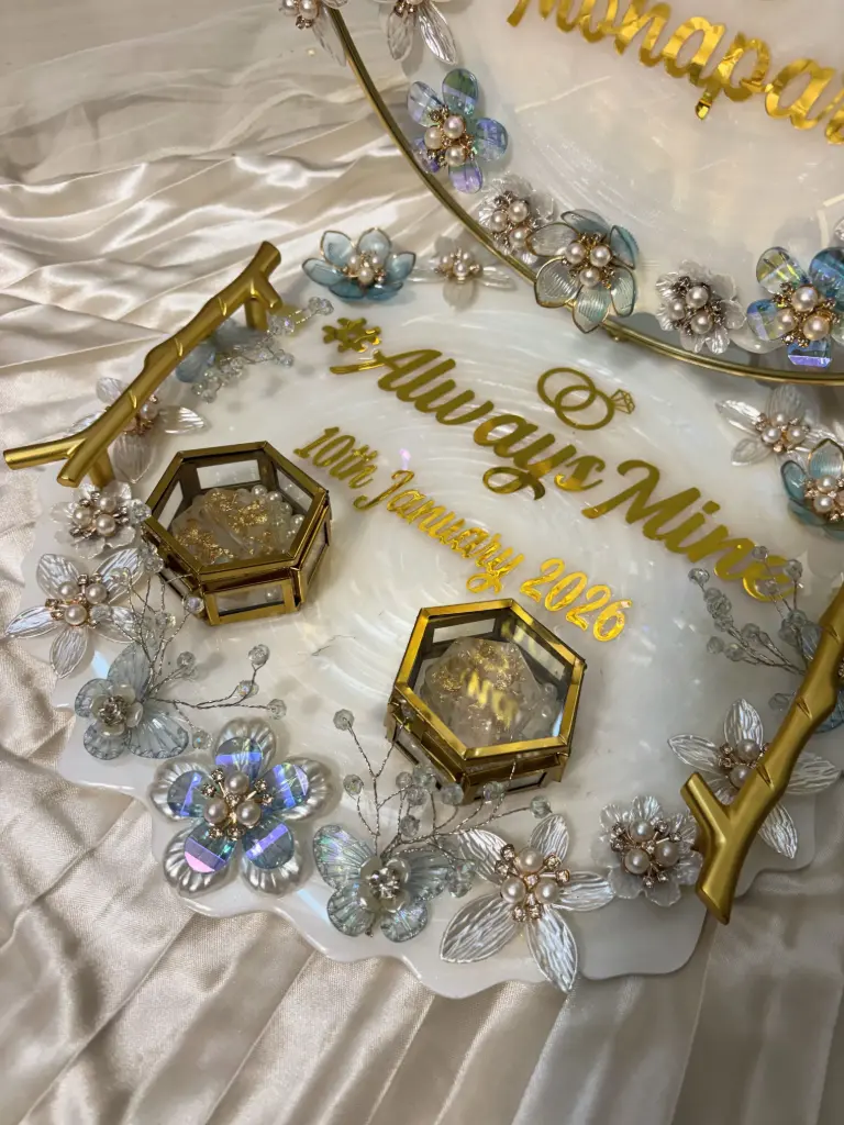 Ring Platter with Handles (Ring Hexagon Box)