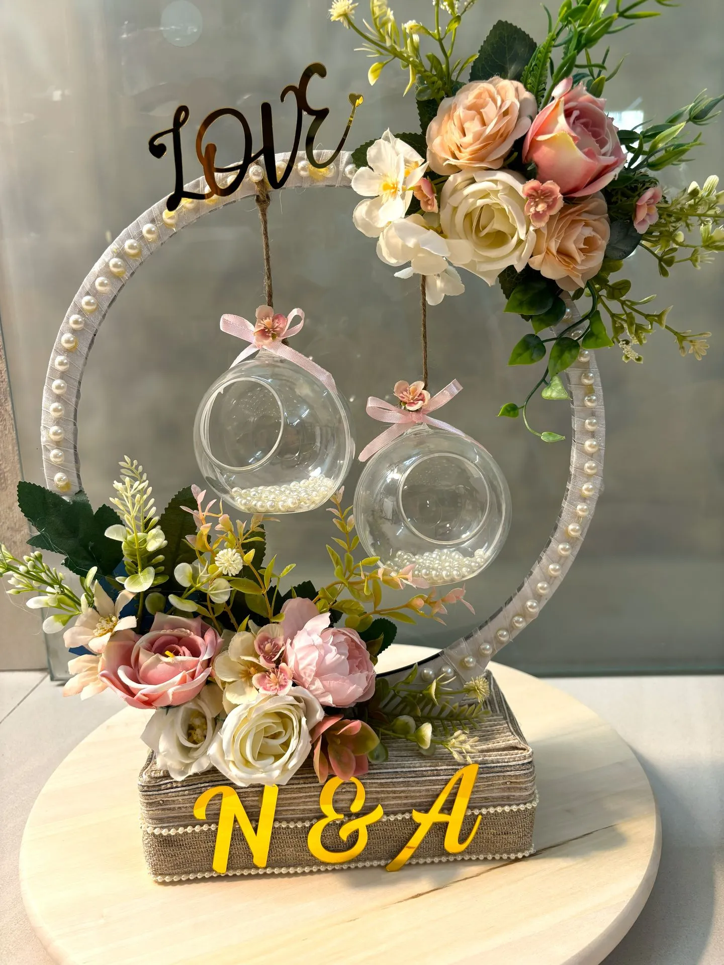 Ring Platter Wooden Art