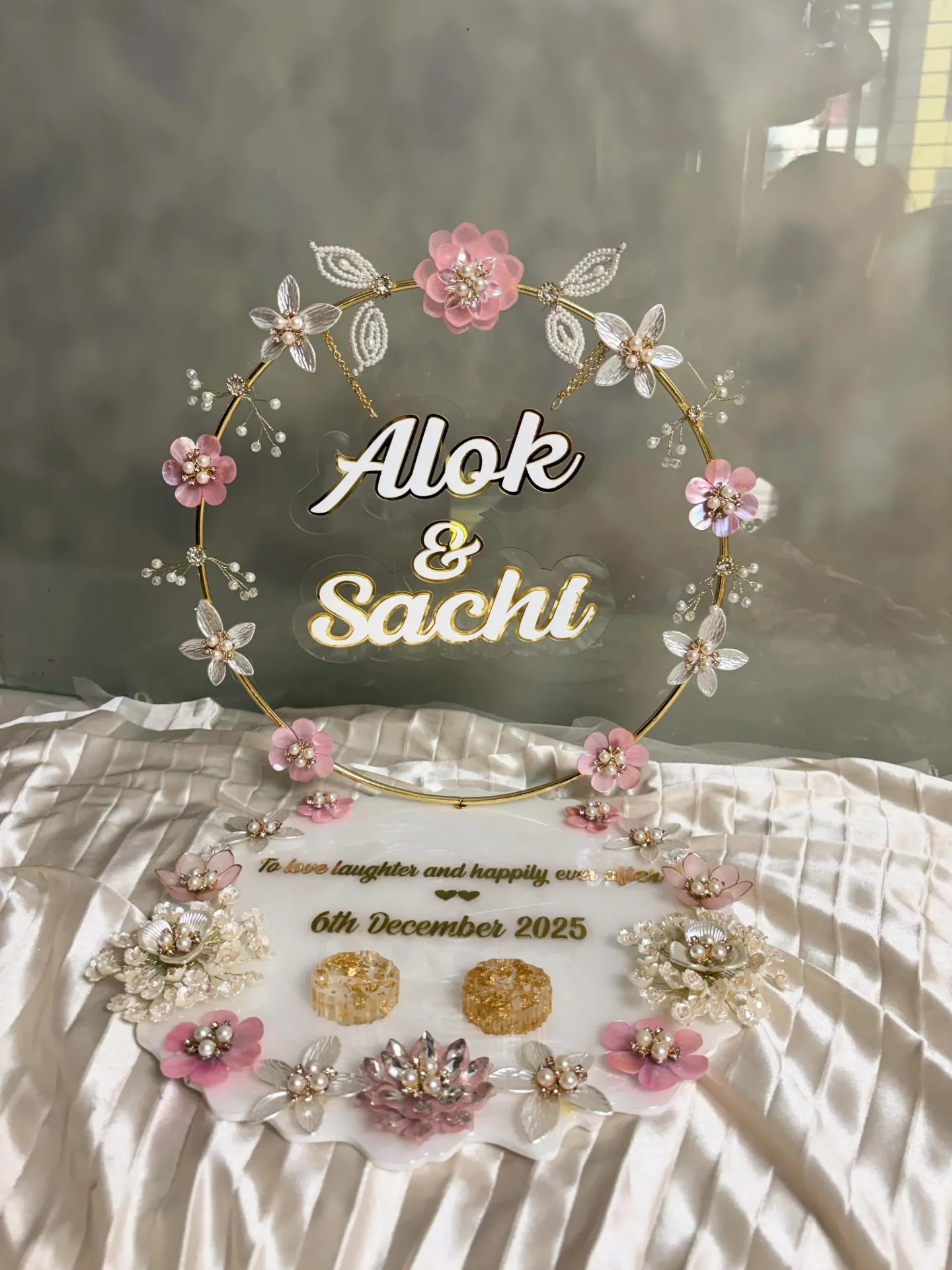Ring Platter with Dangling Names
